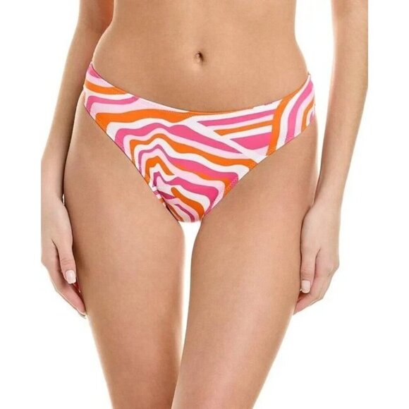 Solid & Striped Pink The Brody Swimsuit Cheeky Bikini Bottom Size Medium NWT - Picture 2 of 9